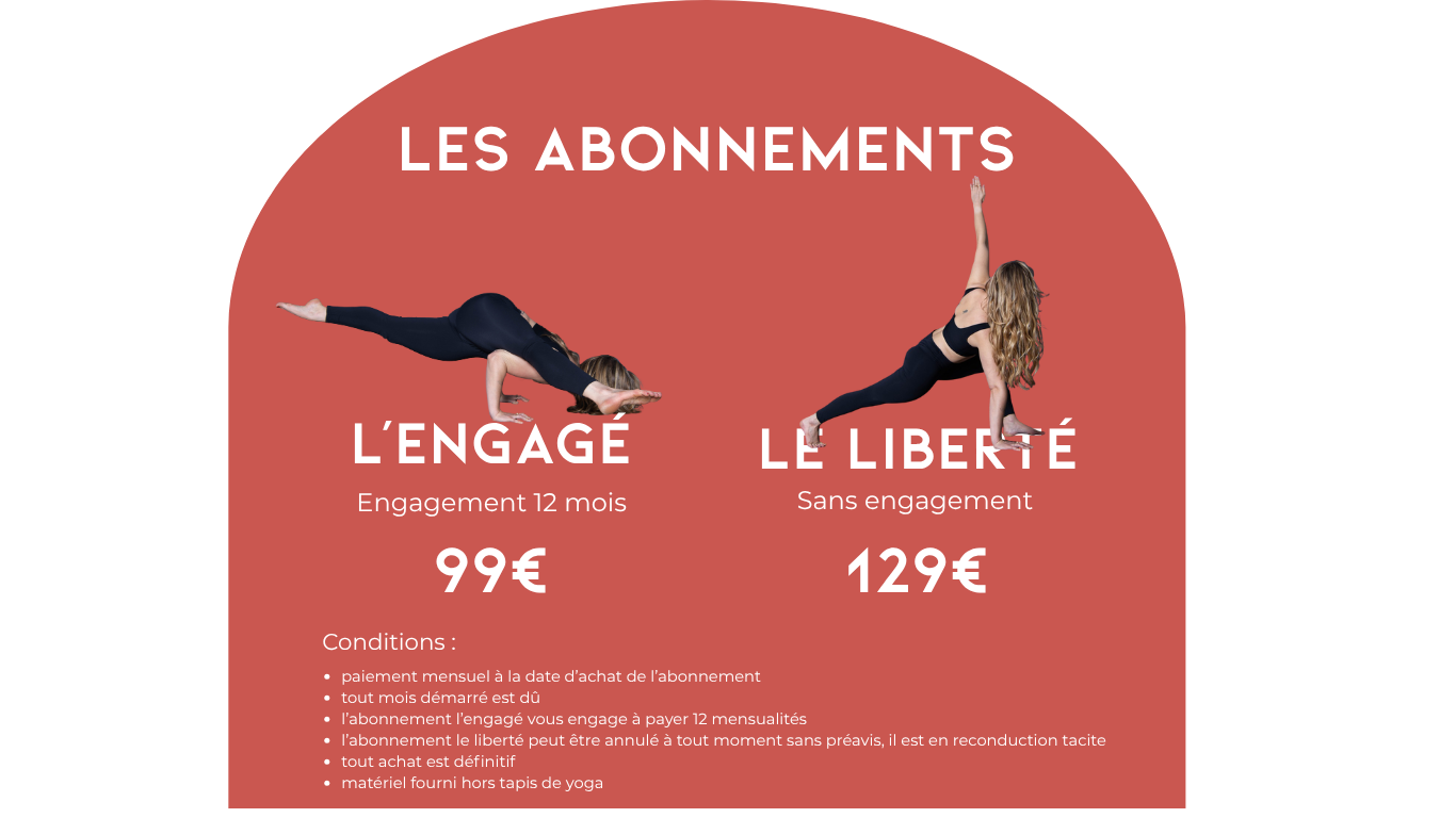 prix abonnement yoga evreux