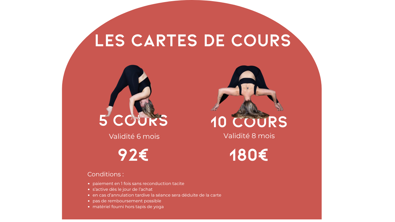 prix cartes yoga evreux